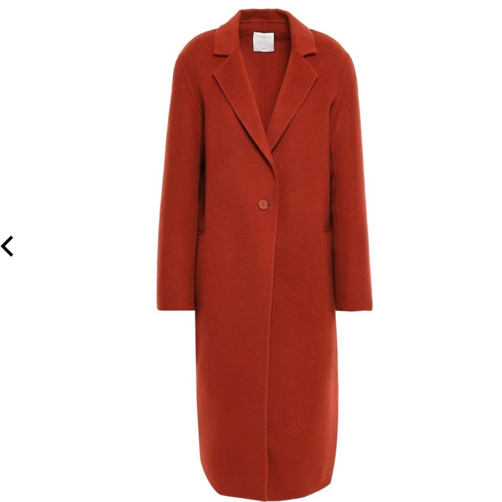Sandro double-sided wool coat